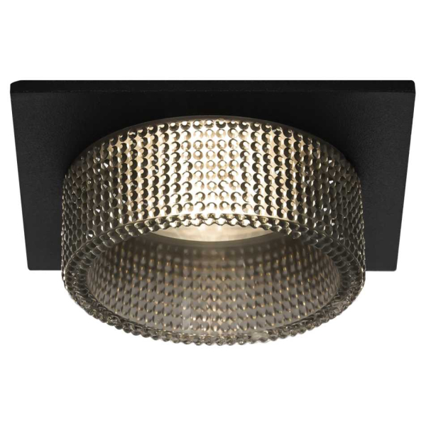 Светильник встраиваемый декоративный ЭРА DK110 BK/GR под лампу MR16 GU5.3 черный/серый Б0058424