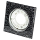 Светильник встраиваемый cо светодиодной подсветкой ЭРА DK LD50 WH/BK под лампу GX53 белый/черный Б0057469