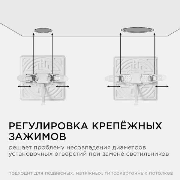 Встраиваемая светодиодная панель Apeyron 06-117