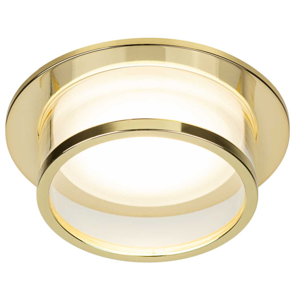 Светильник встраиваемый декоративный ЭРА DK99 GD под лампу MR16 GU5.3 золото Б0058395