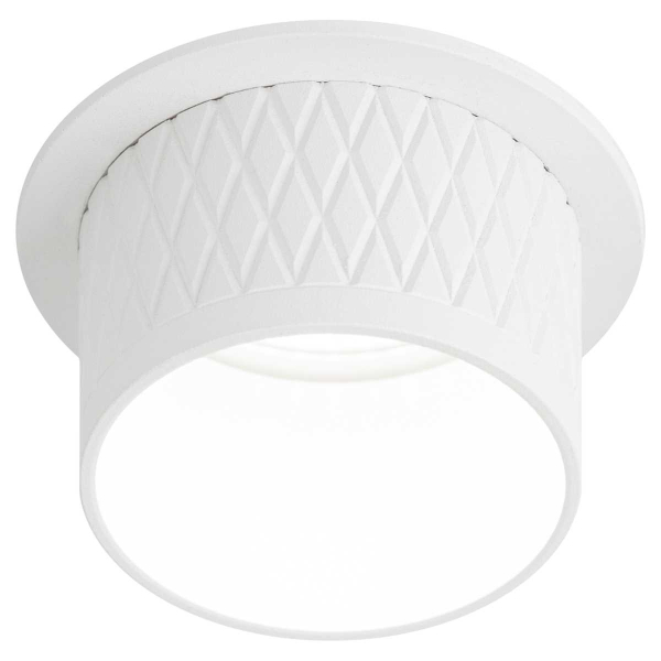 Светильник встраиваемый декоративный ЭРА DK112 WH под лампу MR16 GU5.3 белый Б0058434