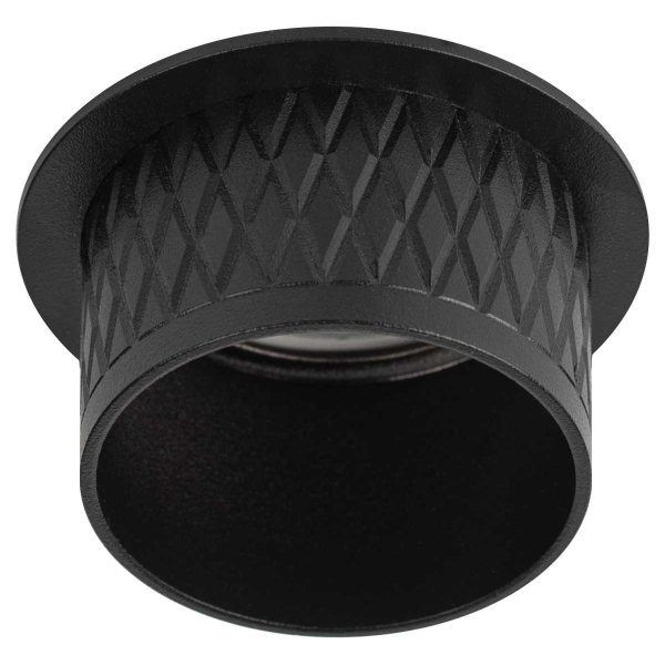 Светильник встраиваемый декоративный ЭРА DK112 BK под лампу MR16 GU5.3 черный Б0058436
