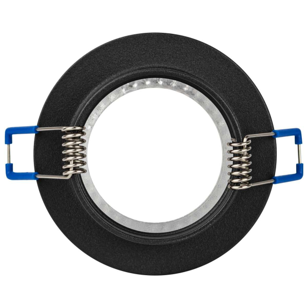 Светильник встраиваемый декоративный ЭРА DK109 BK/CL под лампу MR16 GU5.3 черный/прозрачный Б0058417