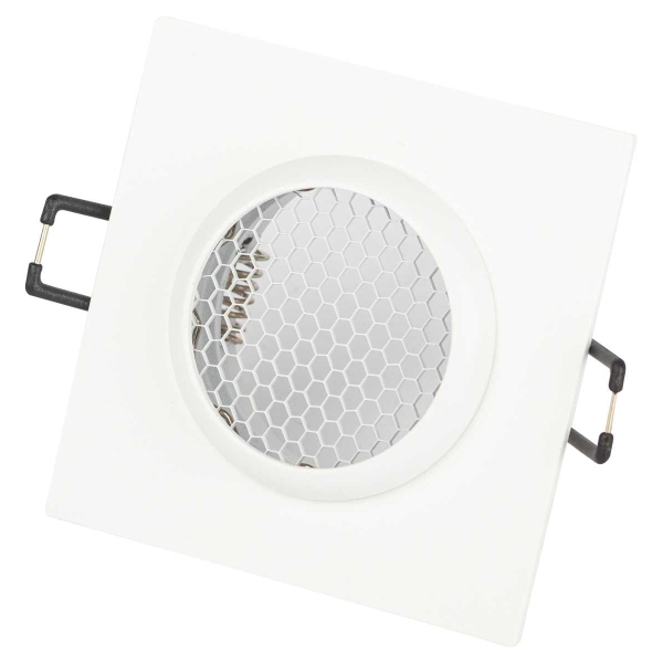 Светильник встраиваемый алюминиевый ЭРА KL110 WH под лампу MR16 GU5.3 белый матовый Б0061529