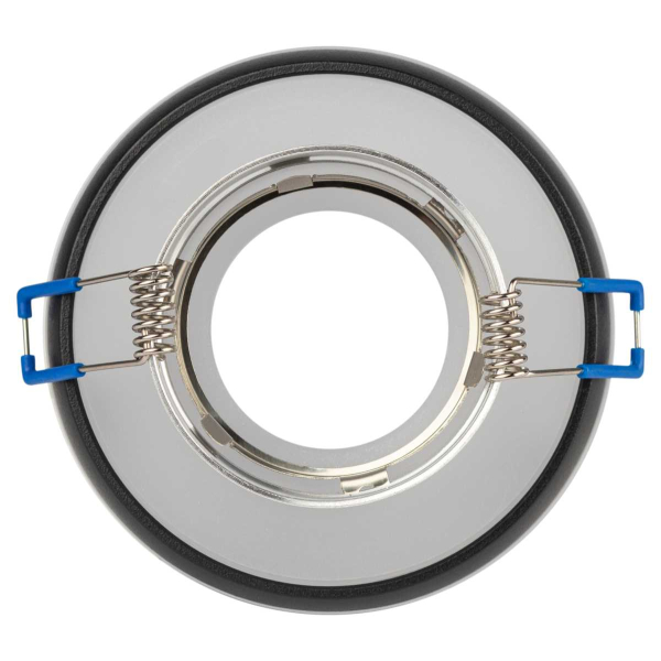 Светильник встраиваемый декоративный ЭРА DK100 BK под лампу MR16 GU5.3 черный Б0055589