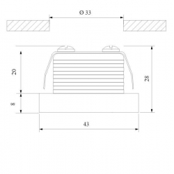 Встраиваемый светодиодный светильник Elektrostandard 15268/LED белый a056018