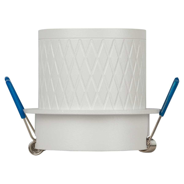 Светильник встраиваемый декоративный ЭРА DK112 WH под лампу MR16 GU5.3 белый Б0058434