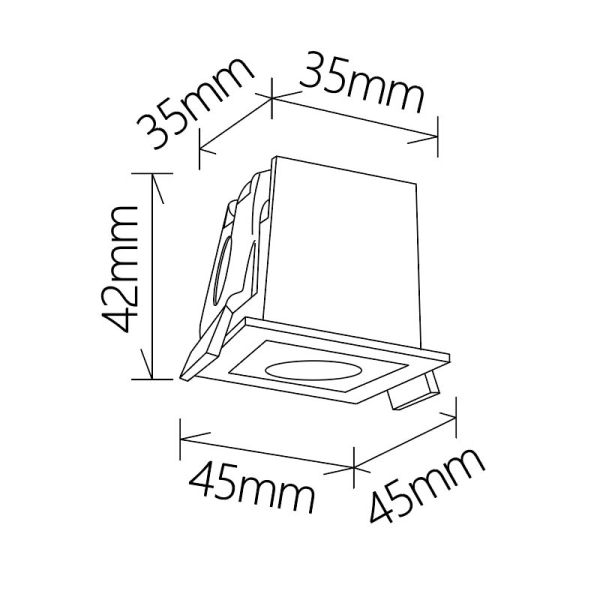 Встраиваемый светильник Mantra BLAU 9127 Встраиваемый светильник Mantra BLAU 9127