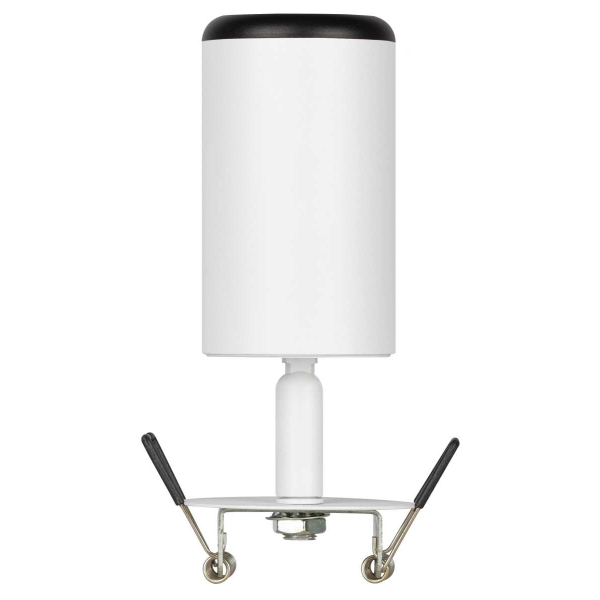 Светильник встраиваемый алюминиевый ЭРА KL106 WH/BK под лампу MR16 GU10 белый/черный матовый Б0061628