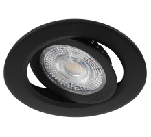 Светильник светодиодный встраиваемый ЭРА KL LED 25A-5 3K BK SET 10 5Вт 3000К круглый поворотный черный набор 10 шт Б0070935