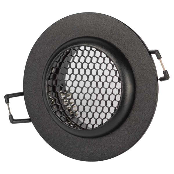 Светильник встраиваемый алюминиевый ЭРА KL109 BK под лампу MR16 GU5.3 черный матовый Б0061826