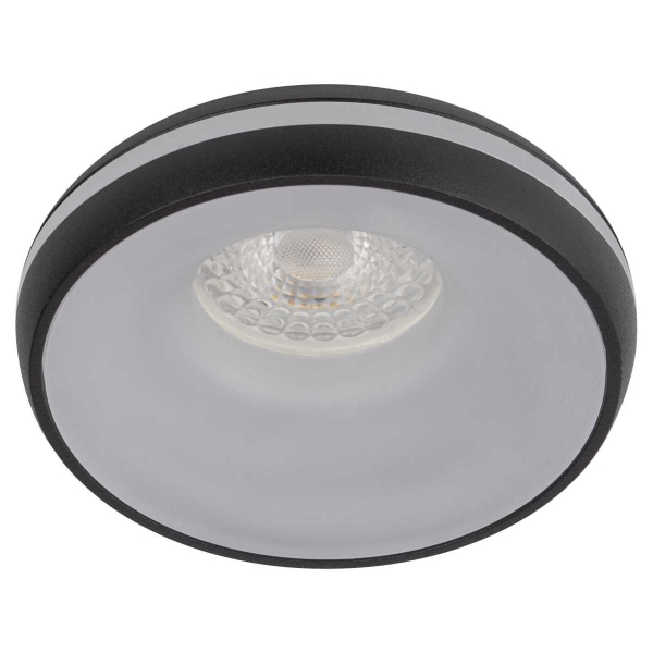 Светильник встраиваемый декоративный ЭРА DK100 BK под лампу MR16 GU5.3 черный Б0055589