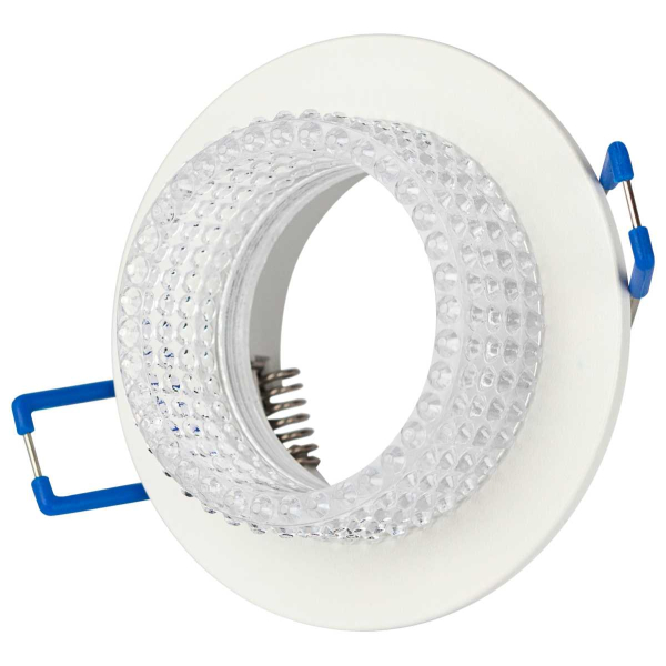 Встраиваемый светильник декоративный ЭРА DK109 WH/CL MR16 GU5.3 белый прозрачный Б0058406