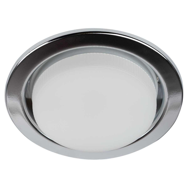 Светильник встраиваемый ЭРА KL35 CН /1 (к) Set 10 под лампу GX53 хром с термокольцом набор 10 шт Б0071344