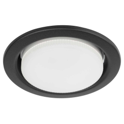 Светильник встраиваемый ЭРА KL35 SBK (к) Set 10 под лампу GX53 черный матовый с термокольцом набор 10 шт Б0071343