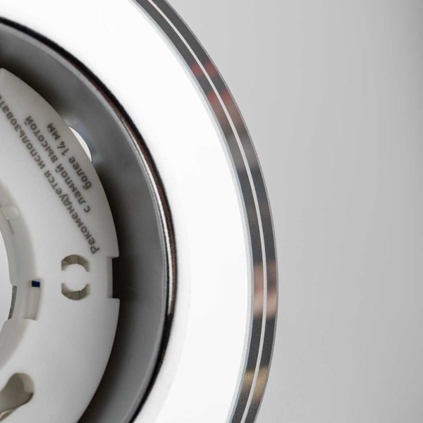 Светильник встраиваемый cо светодиодной подсветкой ЭРА DK LD51 MR под лампу GX53 зеркальный Б0057467