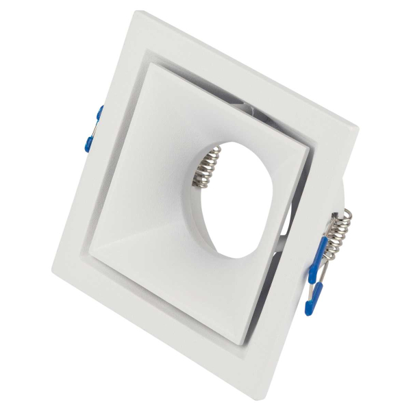 Светильник встраиваемый алюминиевый ЭРА KL101 WH под лампу MR16 GU5.3 белый Б0055586