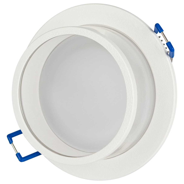 Светильник встраиваемый декоративный ЭРА DK99 WH под лампу MR16 GU5.3 белый Б0058393