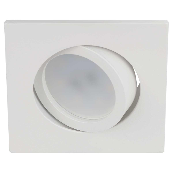 Светильник встраиваемый алюминиевый ЭРА KL87 WH SET 5 под лампу MR16 GU5.3 белый набор 5 шт Б0070930