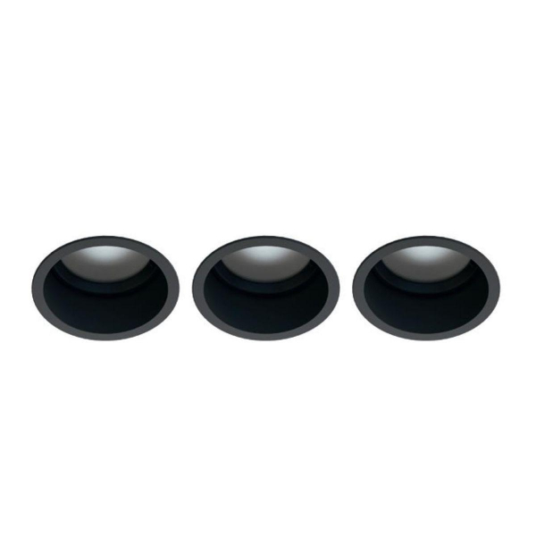 Встраиваемый светильник Nowodvorski Cup 3 Set Black 10794