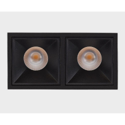 Встраиваемый светильник Italline IT06-6020 black 4000K - 2 шт. + IT06-6022 black