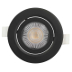 Светильник светодиодный встраиваемый ЭРА KL LED 25A-5 4K BK 5Вт 4000К круглый поворотный черный Б0068180