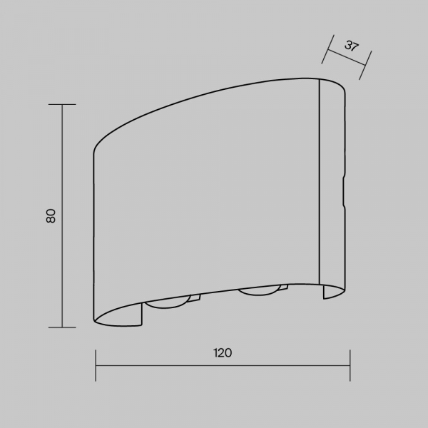 Архитектурная подсветка Outdoor O417WL-L4B3K