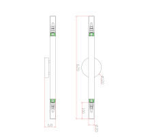Настенный светильник (бра) Freya FR6109WL-02G