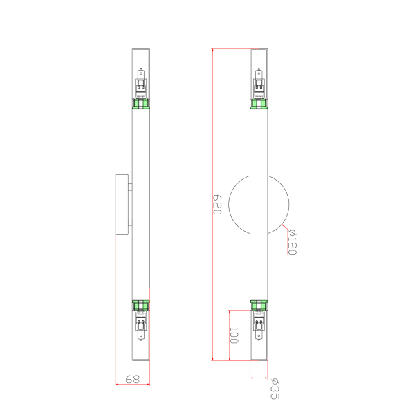 Настенный светильник (бра) Freya FR6109WL-02G