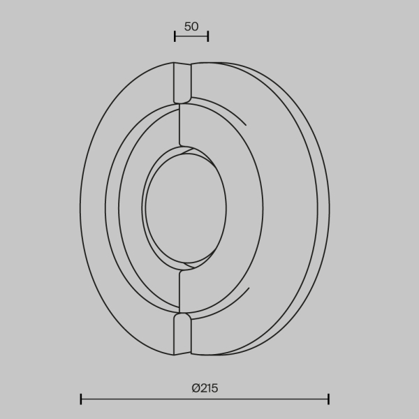 Настенный светильник (бра) Maytoni MOD462WL-L10BG3K