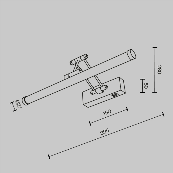 Подсветка Maytoni MIR268WL-L3B3K