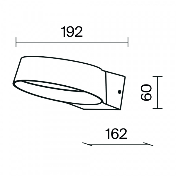 Настенный светильник (бра) Outdoor O443WL-L12GF3K