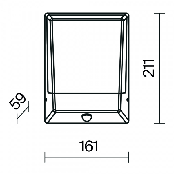 Настенный светильник (бра) Outdoor O448WL-L9GF3KSR