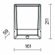 Настенный светильник (бра) Outdoor O448WL-L9GF3KSR