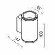 Настенный светильник (бра) Outdoor O303WL-L10W3K