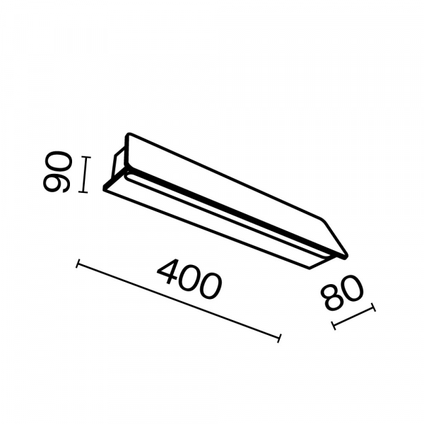 Настенный светильник (бра) Outdoor O429WL-L10GF3K