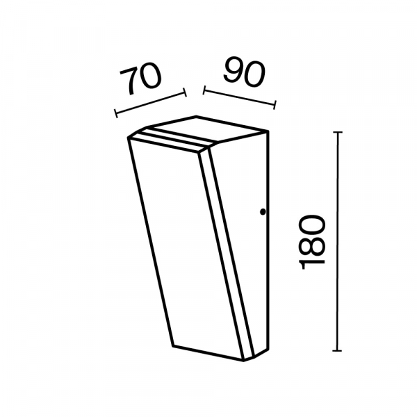 Настенный светильник (бра) Outdoor O436WL-L10GF3K1