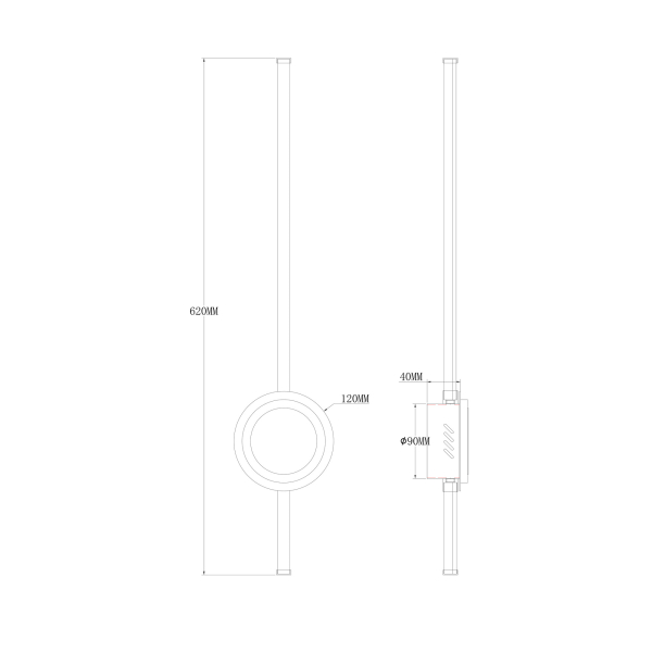 Настенный светильник (бра) Freya FR6090WL-L18B