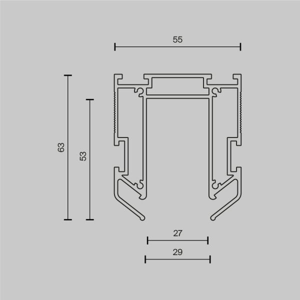 Профиль Technical TRA034MP-212S(N)