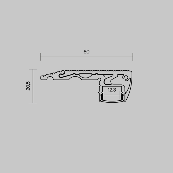 Профиль Led Strip 636026