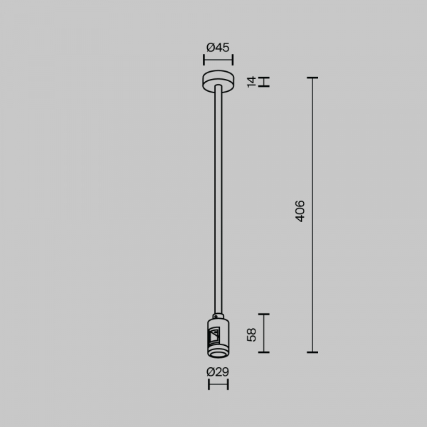 Комплектующие для трековой системы Technical TRA158C-BL1-B