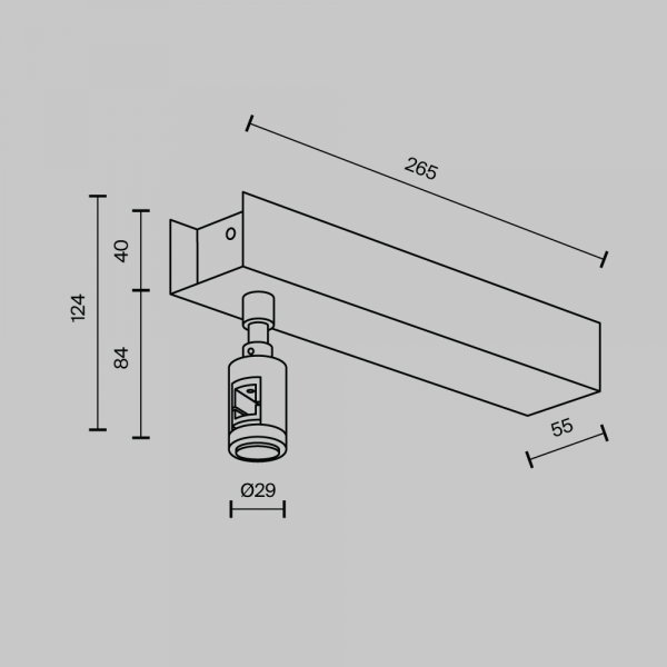 Комплектующие для трековой системы Technical TRA156C-BB1-BS