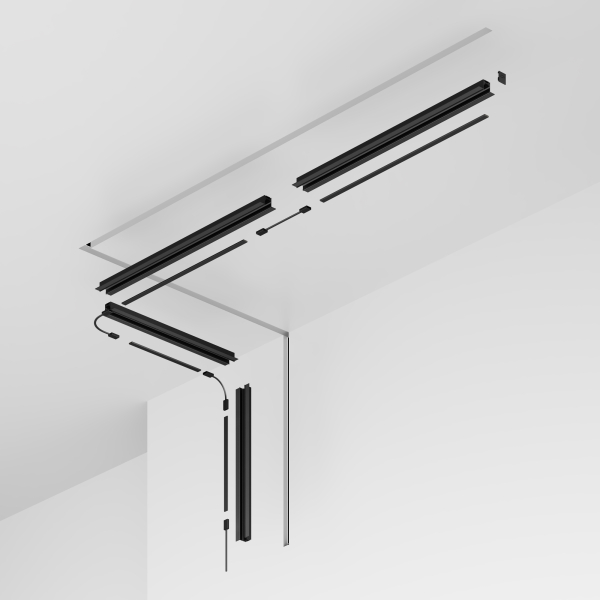 Профиль для уличной трековой системы Outdoor O-TR002BF-P-B3M