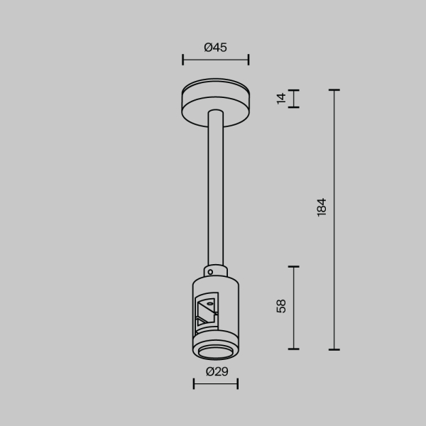 Комплектующие для трековой системы Technical TRA156C-SL1-PT Комплектующие для трековой системы Technical TRA156C-SL1-PT