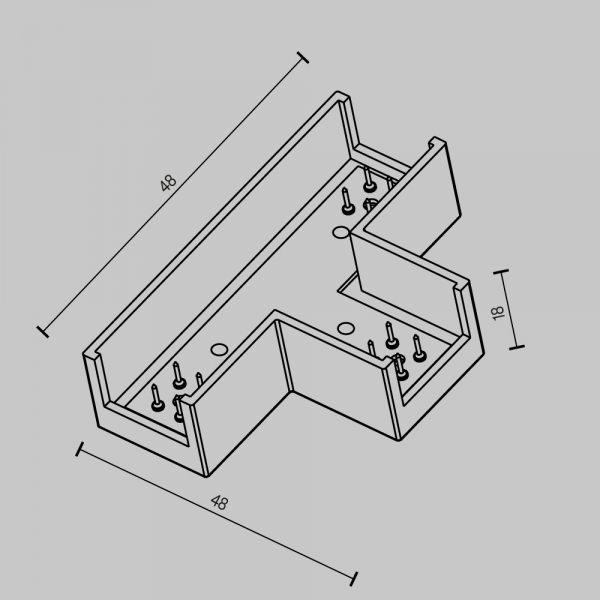 Комплектующие для трековой системы Technical TRA160CT-11B