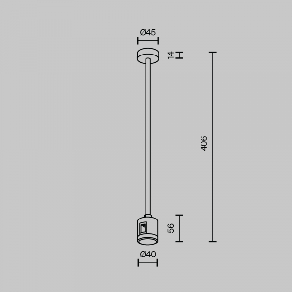 Комплектующие для трековой системы Technical TRA158C-IPCL1-B