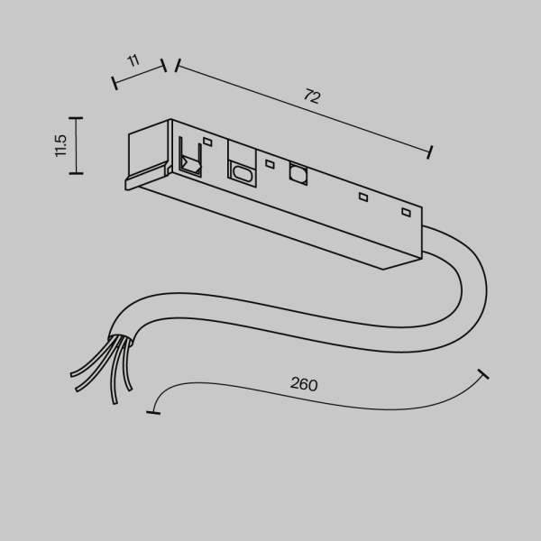 Комплектующие для трековой системы Technical TRA239B-42B