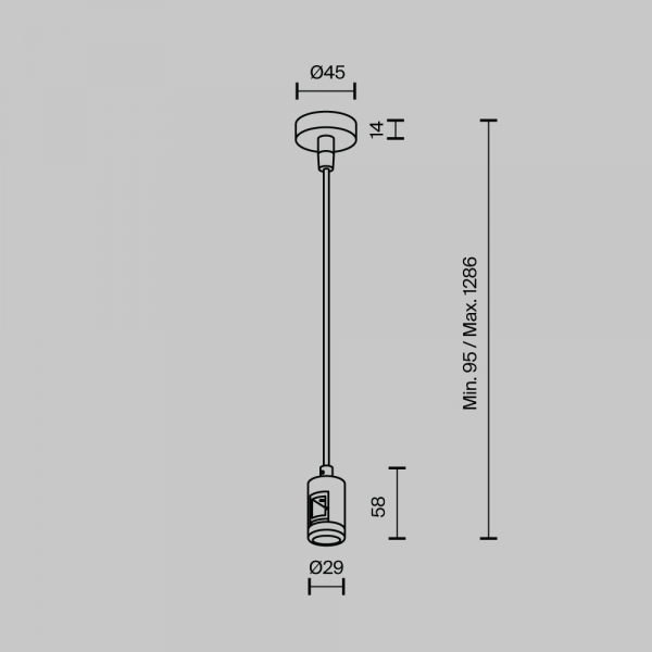 Комплектующие для трековой системы Technical TRA157SW-B1-B