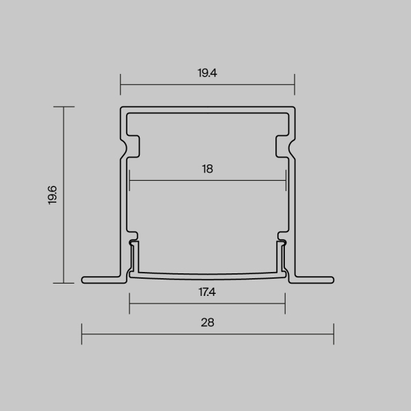 Профиль Led Strip 632017
