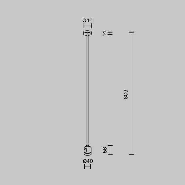 Комплектующие для трековой системы Technical TRA159C-IPCL1-B